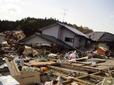 岩手県陸前高田市被災状況の一部