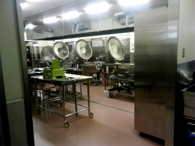 給食棟・調理室