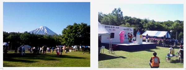 西湖ロードレースに役員として参加