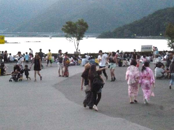 河口湖湖上祭に参加
