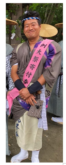 船津地区のお祭りに参加しました